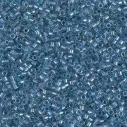 Miyuki Delica 11/0 DB1762 - Crystal AB Lined Spkl Sky Blue x8g