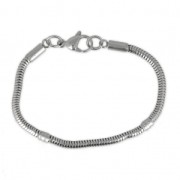 Bracelet maille serpentine 17.5 cm en Acier Inox x1|raw }}