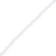 White - Perles rondelles facettées - rondes aplaties - 4.5x3.5 mm White Opaque x34cm Perles rondelles facettées - rondes aplaties - 4.5x3.5 mm White Opaque x34cm