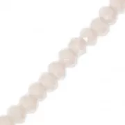 Perles rondelles facettées - rondes aplaties -3.5x3 mm Peach Puff x32cm