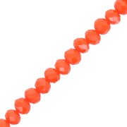 Perles rondelles facettées - rondes aplaties - 6x4.5 mm Light Coral x40cm|raw }}