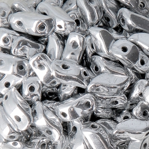 Perles en verre StormDuo 2-hole 3x7 mm Labrador x50