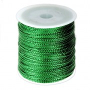 Bobine de fil polyester métallisé 1 mm Vert x 100 m