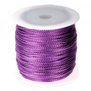 Bobine de fil polyester métallisé 1 mm Violet x 100 m