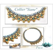 Perles en verre Paros® par Puca® 7x4 mm Light Copper Mat x10g