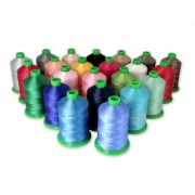 Fil en polyester Vega taille 40 Rouge n°406 x600m