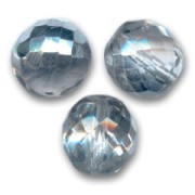 Facettes 14 mm Crystal/Argent x4|raw }}