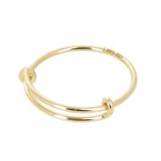 Bague jonc ajustable Taille 51 à 56 en Gold filled (or laminé)  x1|raw }}