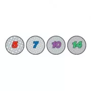 Feuille Toile Canevas Plastique à Broder et découper 26.7x34.3 cm n°7 Rouge