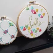 Fil à broder métallisé Maille name is - Jet Hematite (105) x8m