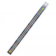 Aiguilles à tricoter grande longueur en aluminium 6 mm x2