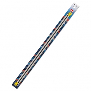 Aiguilles à tricoter grande longueur en aluminium 6 mm x2