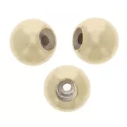 Perles stoppeur 4 mm avec un trou de 1.5 mm en Gold Filled (or laminé) x2