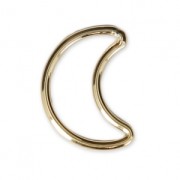 Intercalaire demi-lune 11.5x8 mm en Gold filled (or laminé)  x1|raw }}