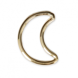 Intercalaire demi-lune 11.5x8 mm en Gold filled (or laminé) x1