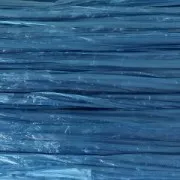 Raphia synthétique à crocheter et tricoter - Bleu brillant x20m