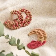 Raphia synthétique à crocheter et tricoter - Brun mat x20m