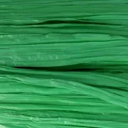 Raphia synthétique à crocheter et tricoter - Green mat x20m