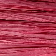 Raphia synthétique à crocheter et tricoter - Framboise mat x20m