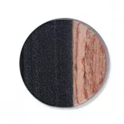 Perle forme palet en résine imitation bois 24 mm Noir