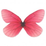 Papillon sans trou 50x30 mm Rouge clair et Marron x1|raw }}
