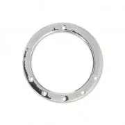 Sequin forme anneau avec 5 trous à personnaliser 20 mm en Argent 925  x1