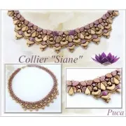 Perles en verre Kos® par Puca® 6x3 mm Jet x10g