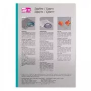 Intercalaire coeur 2 anneaux pour poudre de sur-glaçure Efco 15x10 mm en cuivre x1