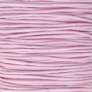 Cordon en cuir européen 1.5 mm Rose Clair x1m