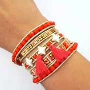 Cordon en cuir européen 1.5 mm Cuivré x1m