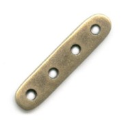 Intercalaires 4 rangs 25x6 mm bronze x5|raw }}