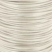 Cordon en cuir européen 1.5 mm - Light beige x1m