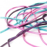 Cannetille lisse pour broderie - création broches & bijoux brodés 1 mm Violet