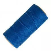 Bobine de fil ciré Linhasita pour micro macramé 0.75 mm - Blue (692) x228m