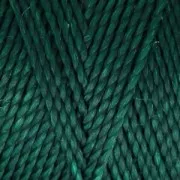 Bobine de fil ciré Linhasita pour micro macramé 1 mm - Emeraude (386) x168m