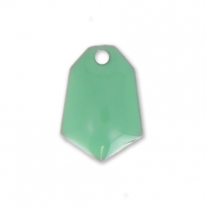 Sequins diamant en métal et résine époxy 9x13 mm Mint x6