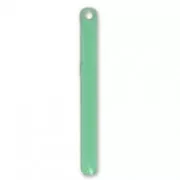 Sequins barre en métal et résine époxy 3x28 mm Mint x4