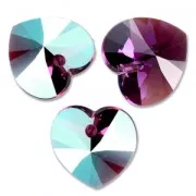 Coeurs PureCrystal 6228 10,3x10 mm Amethyst Shimmer x6