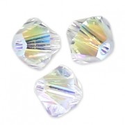 Toupies en cristal PureCrystal 5328 4 mm Crystal Shimmer 2X x50