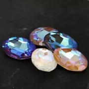 Cabochon PureCrystal 4127 30x22 mm Crystal Light Grey DeLite x1