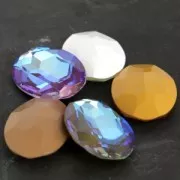 Cabochon PureCrystal 4127 30x22 mm Crystal Light Grey DeLite x1