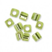 Cubes Miyuki 1.8 mm SB18-0014 - Chartreuse Silver Lined x10g