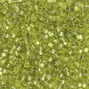 Cubes Miyuki 1.8 mm SB18-0014 - Chartreuse Silver Lined x10g