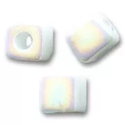 Cubes Miyuki 4 mm SB4-471 - Opaque White AB x10g