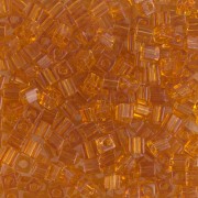 Cubes Miyuki 3 mm SB3-133 - Transparent Topaz x10g