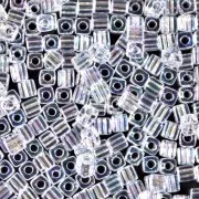 Cubes Miyuki 3 mm SB3-250 - Crystal AB x10g