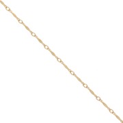 Chaîne maille fantaisie 1.5 mm en Gold filled (or laminé)  x50cm|raw }}