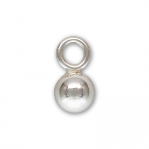 Breloques forme boule 3 mm en Argent 925 x4