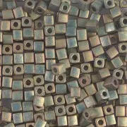 Cubes Miyuki 3 mm SB3-2035 - Khaki Iris Metallic Mat x10g