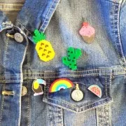 Base pour réaliser un Pin's - 10 mm rhodié x1